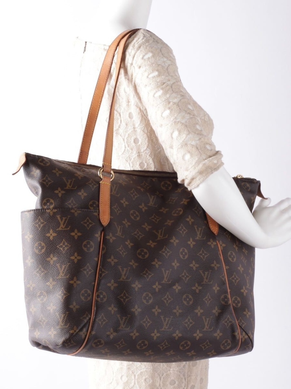 LOUIS VUITTON Totally GM Monogram Canvas Shoulder Bag Brown - Picture 5 of 16